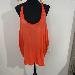 NWT Oversized we the free free people linen blend tank